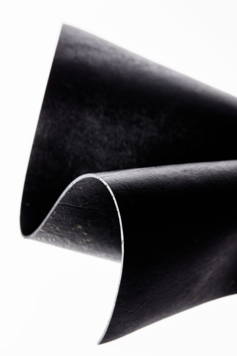 Sunflower leather developed in collaboration with ENSIACET laboratory, © Victor Picon