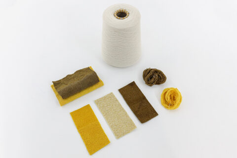 Color variations from reseda, for the LUMA Tower's upholstery., © Adrian Deweerdt