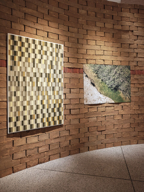 Algae Tiles dans Waste Age: What design can do? Design Museum, Londres, © Felix Speller